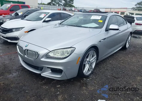 2014 BMW 650I Gran Coupe z USA, uszkodzony, nr VIN WBA6B2C58ED129639